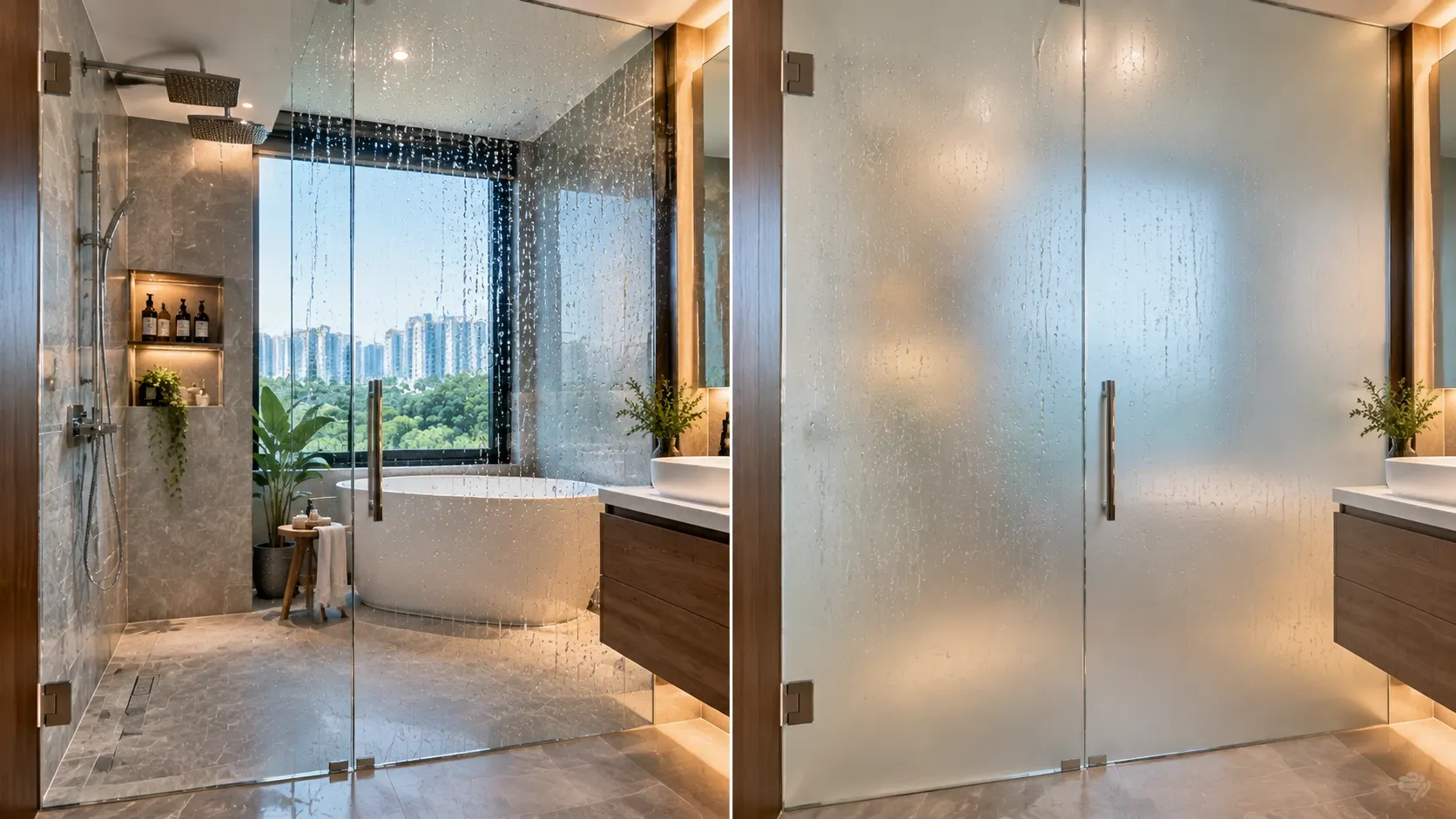 smart_switchable_glass_bathroom_waterdrop_design