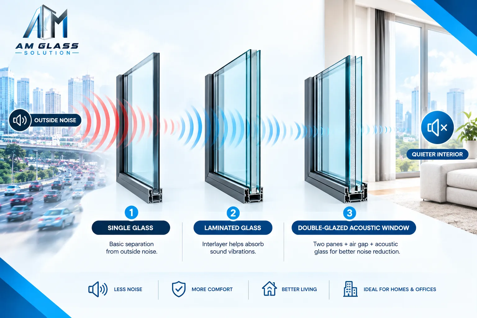 2.Best Glass for Soundproof Windows in Singapore