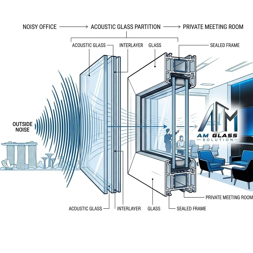 222p2.Soundproof Glass Partition & Glass Doors in Singapore