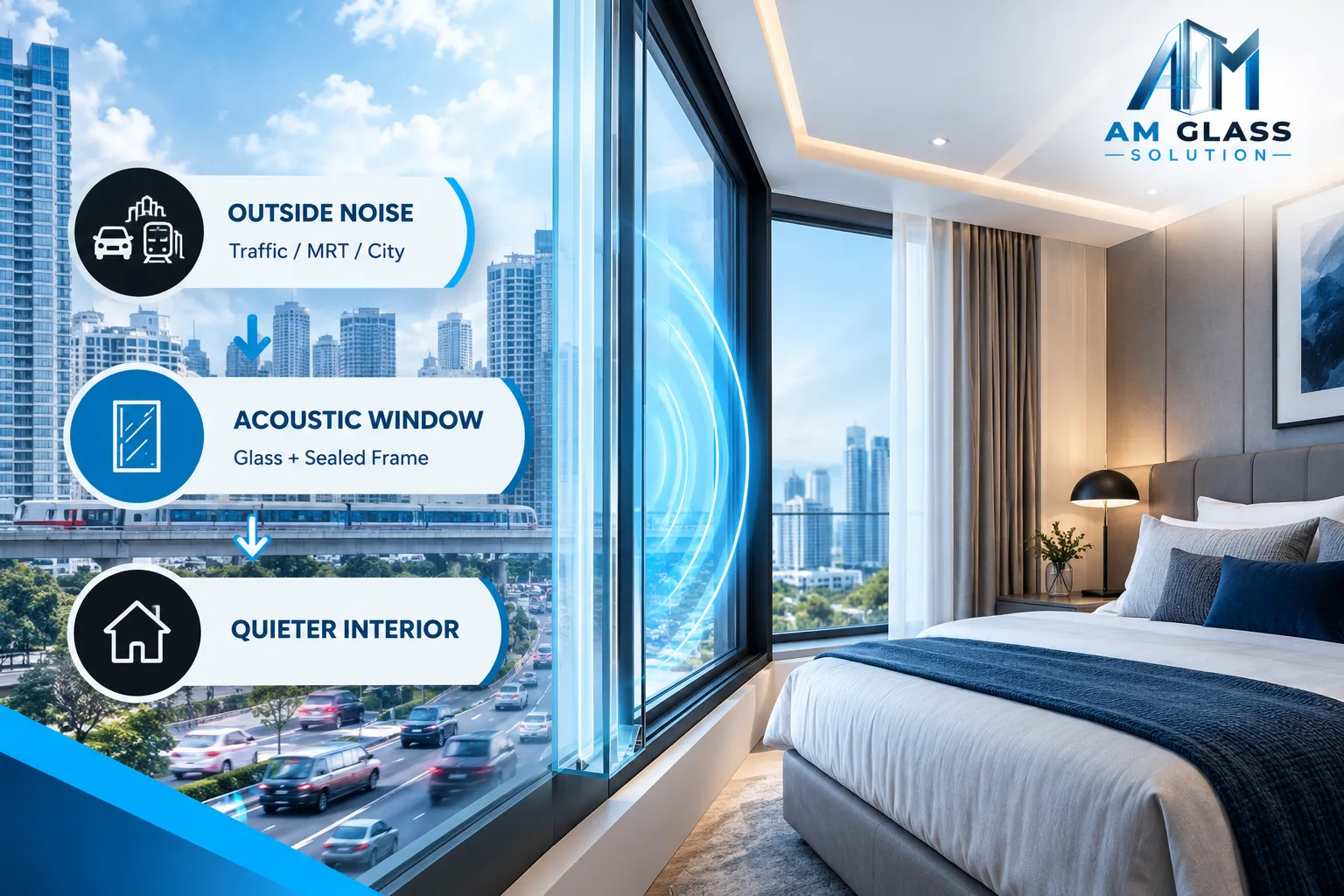 1.What Makes a Window Soundproof AM Glass SG