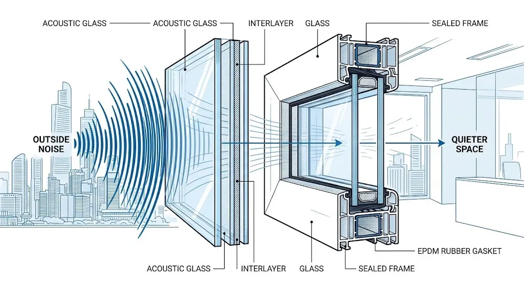 11P1.Soundproof 1Glass Partition & Glass Doors in Singapore